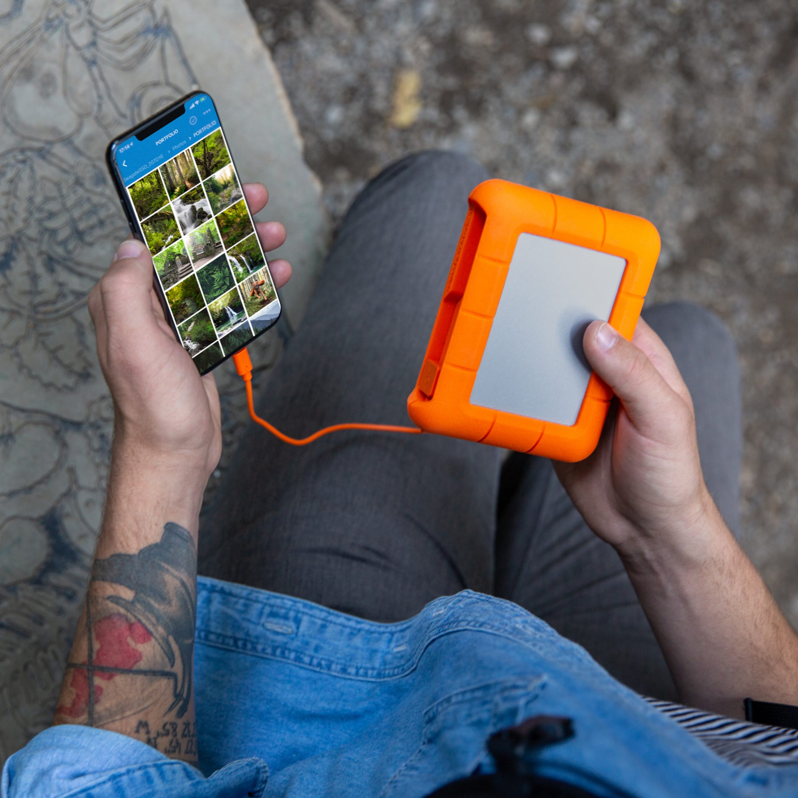 1TB LaCie Rugged BOSS SSD USB-C *No Laptop Needed* - Image 4